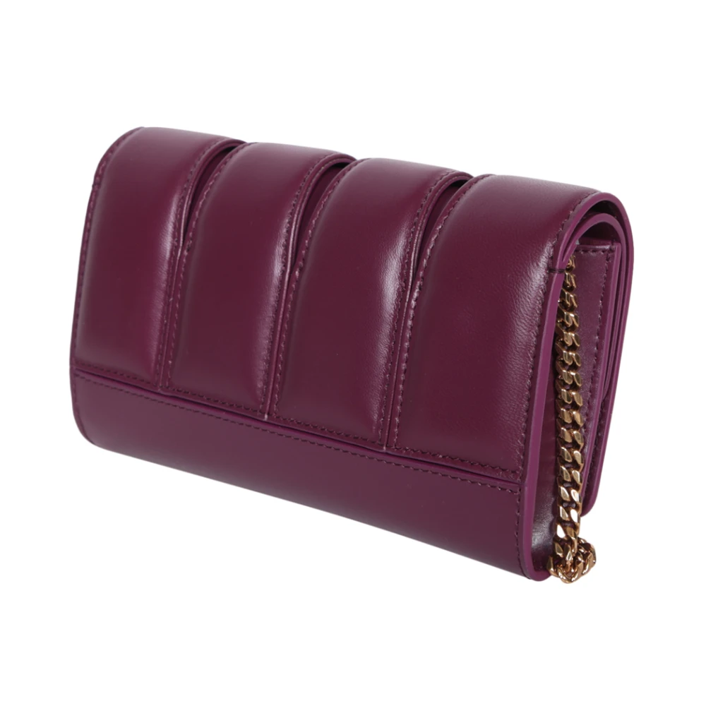 alexander mcqueen Gotische Gewatteerde Schoudertas met Vier Ringen Red Dames