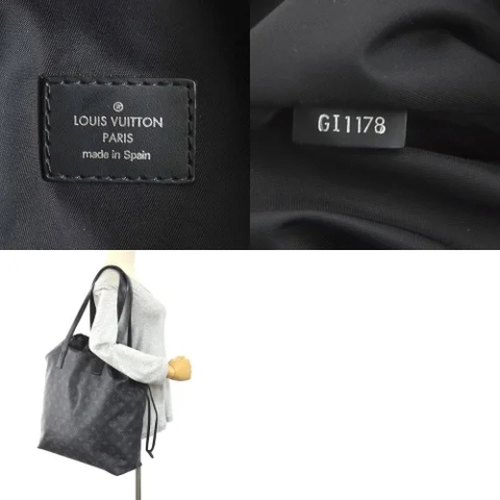 Louis Vuitton Vintage Pre-owned Canvas handbags Black Heren