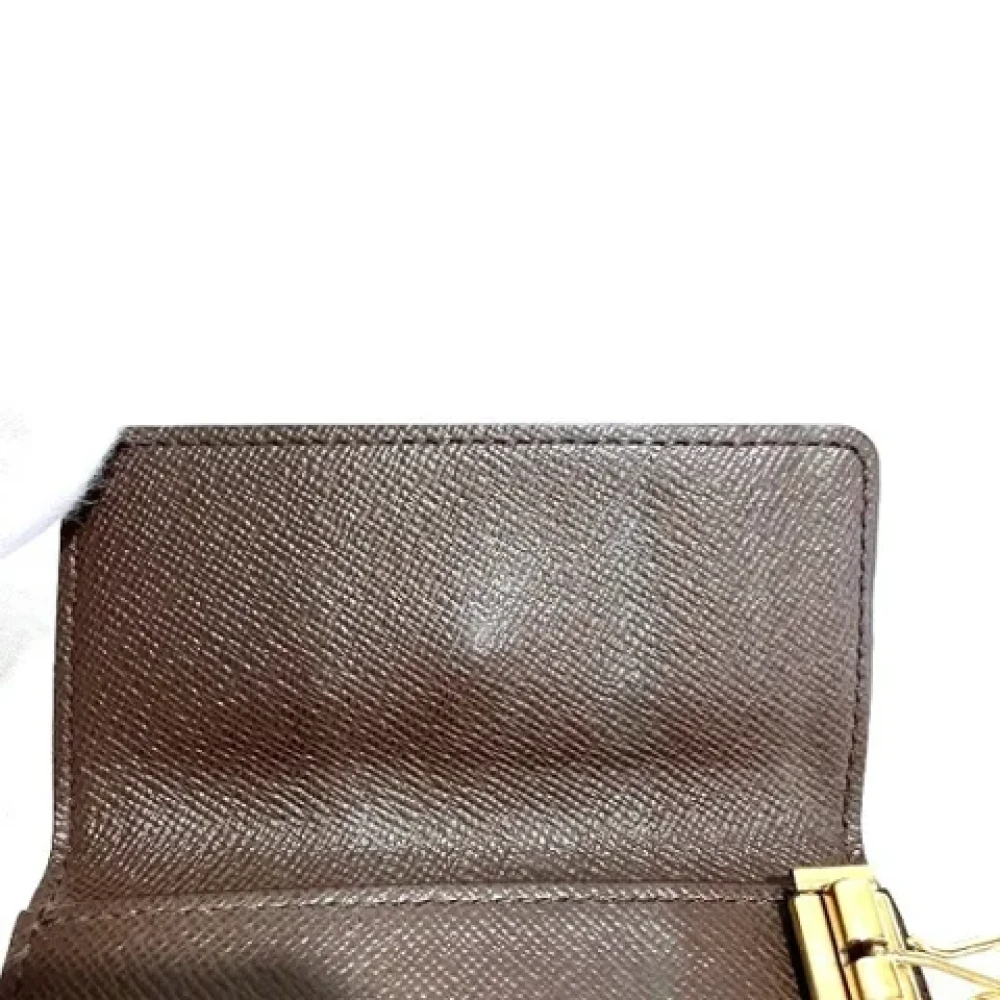 Louis Vuitton Vintage Pre-owned Canvas key-holders Brown Dames