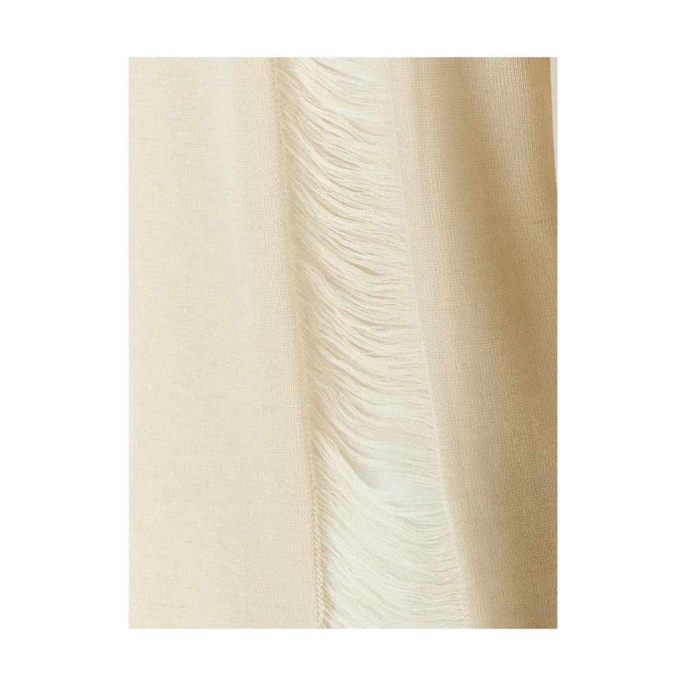 Rick Owens Witte Geribbelde Strap Sweater White Heren
