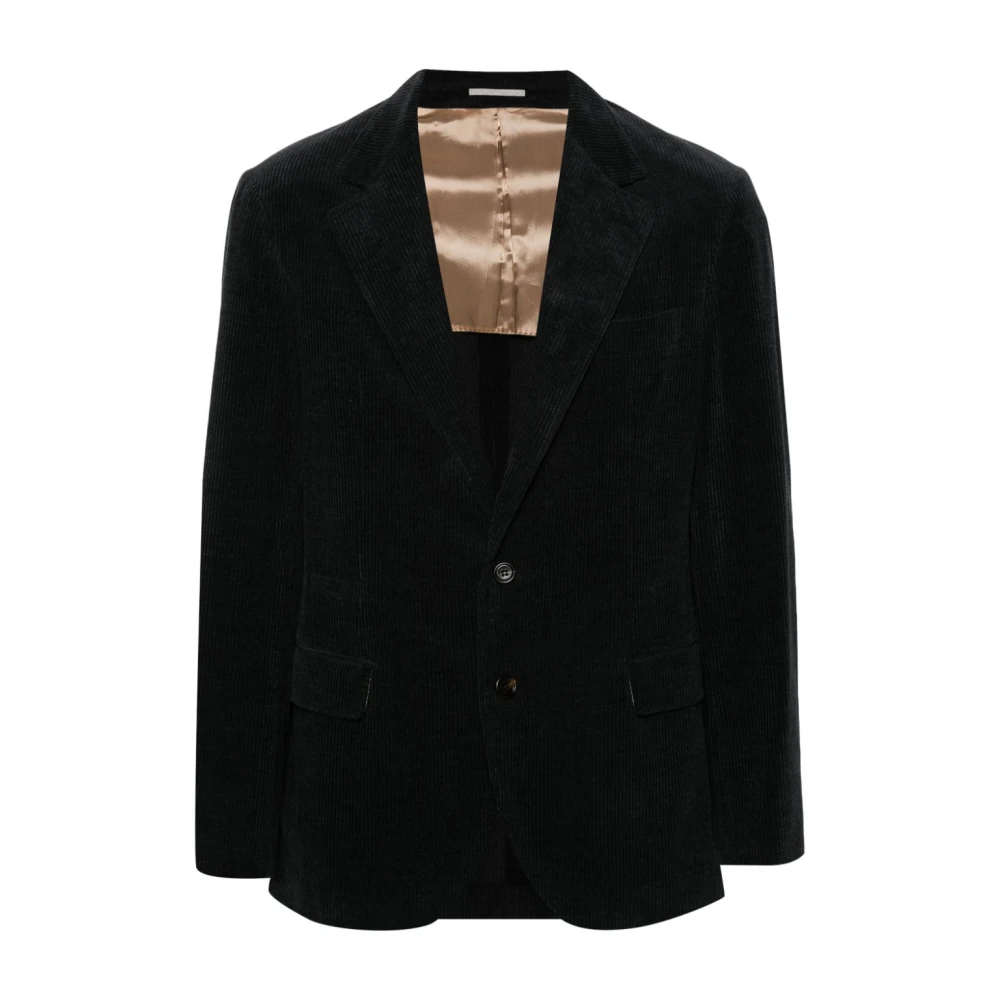 BRUNELLO CUCINELLI Ribfluwelen Jassen Grijs Gray Heren