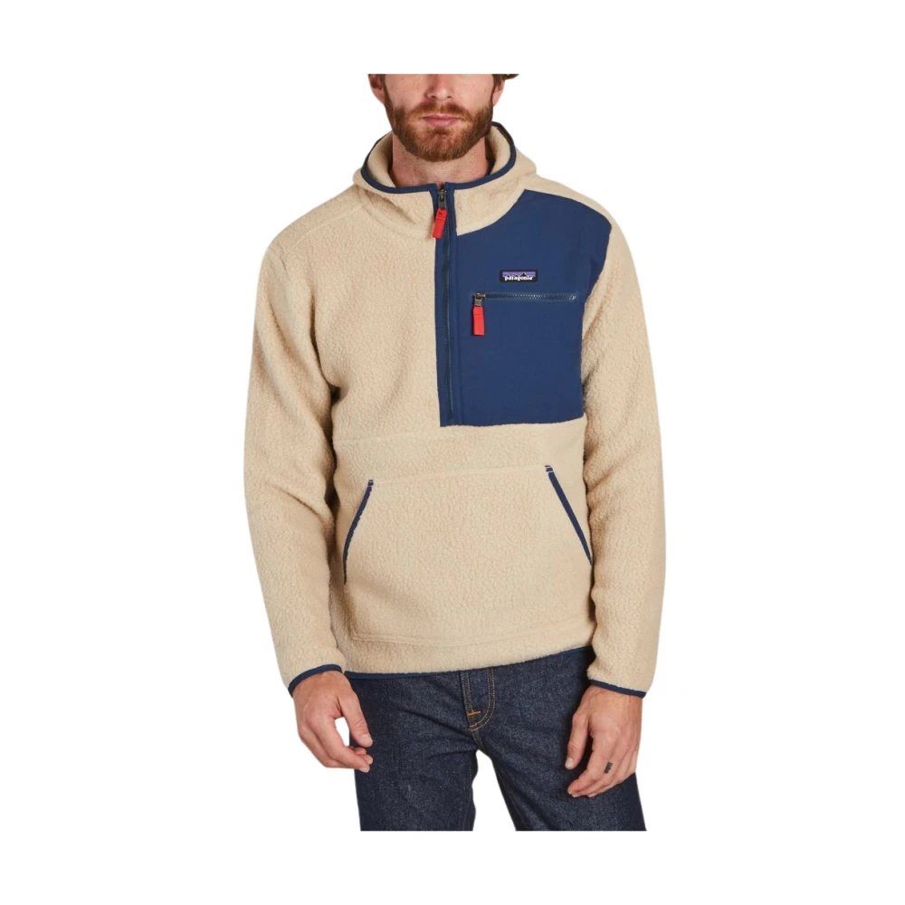 Patagonia Retro Pile Sweater - Half-zip Hoodie Beige, Herr