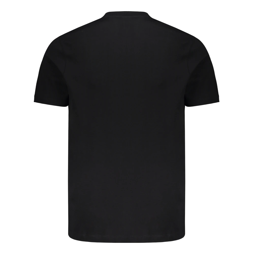 PAUL & SHARK Logo Detail Katoenen T-shirt Black Heren