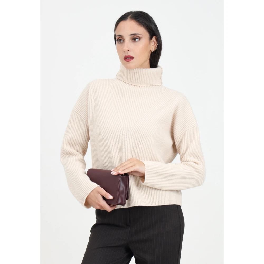 Max Mara Beige Coltrui Trui Beige Dames