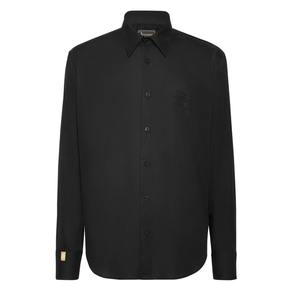 Billionaire Hombre Negro - Camisa Tencel Regular Fit - Shirts - L