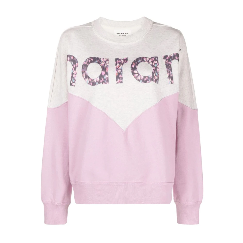 Isabel Marant Étoile Houston Sweatshirt met Fleece Voering Pink Dames