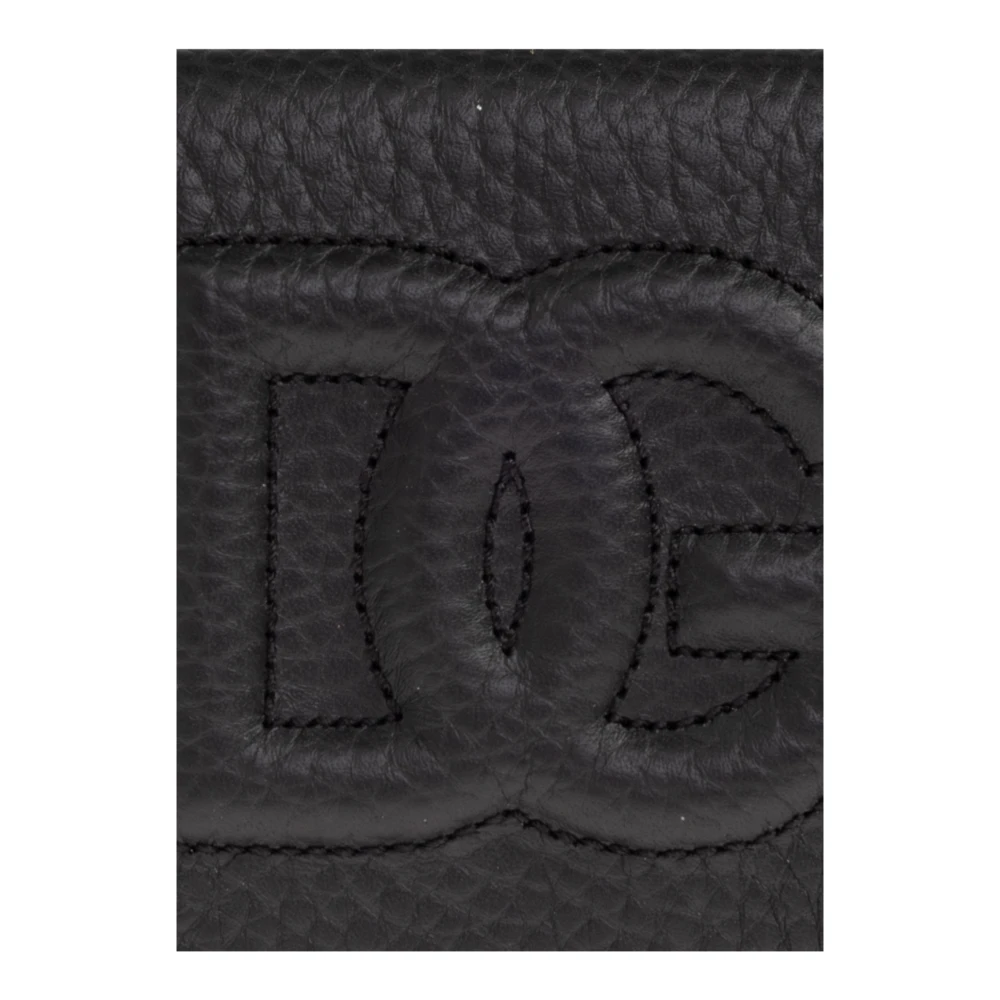 Dolce & Gabbana Kaarthouder met logo Black Heren