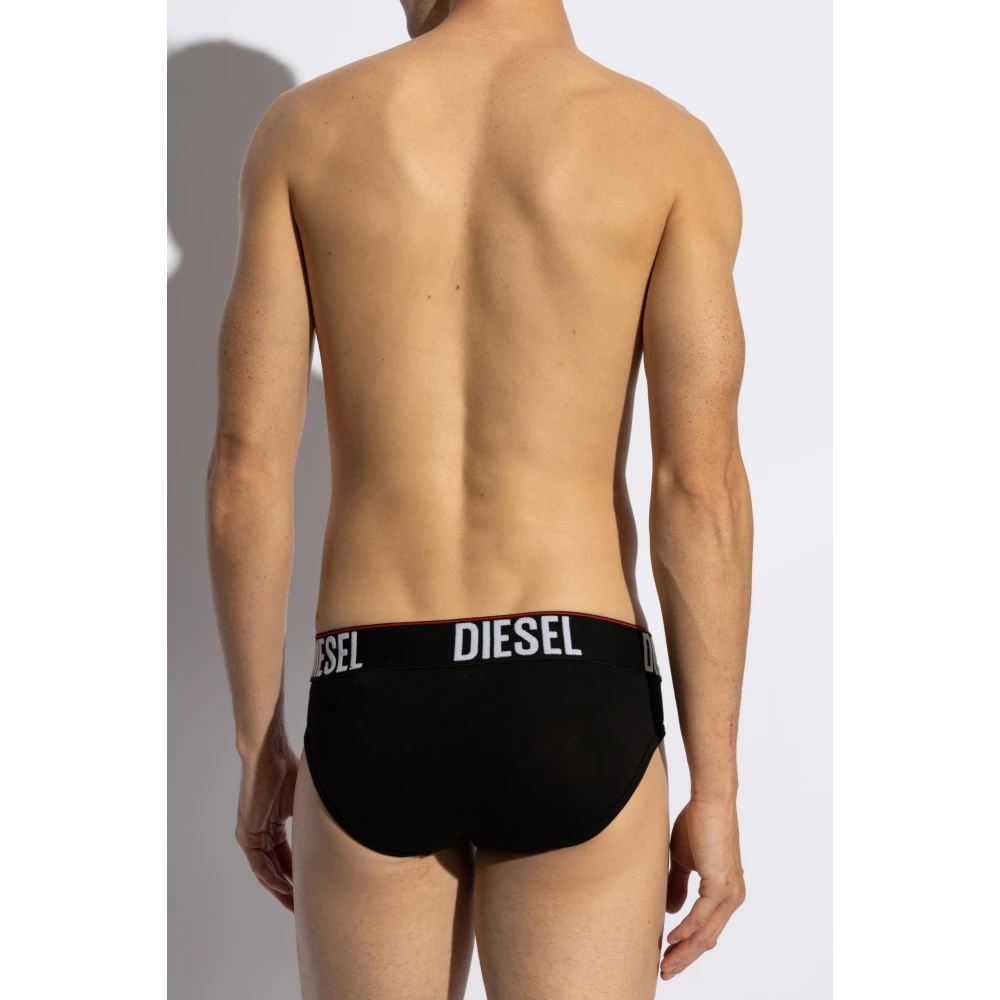 Diesel Driepak van briefs Umbr-Andrethreepack Black Heren