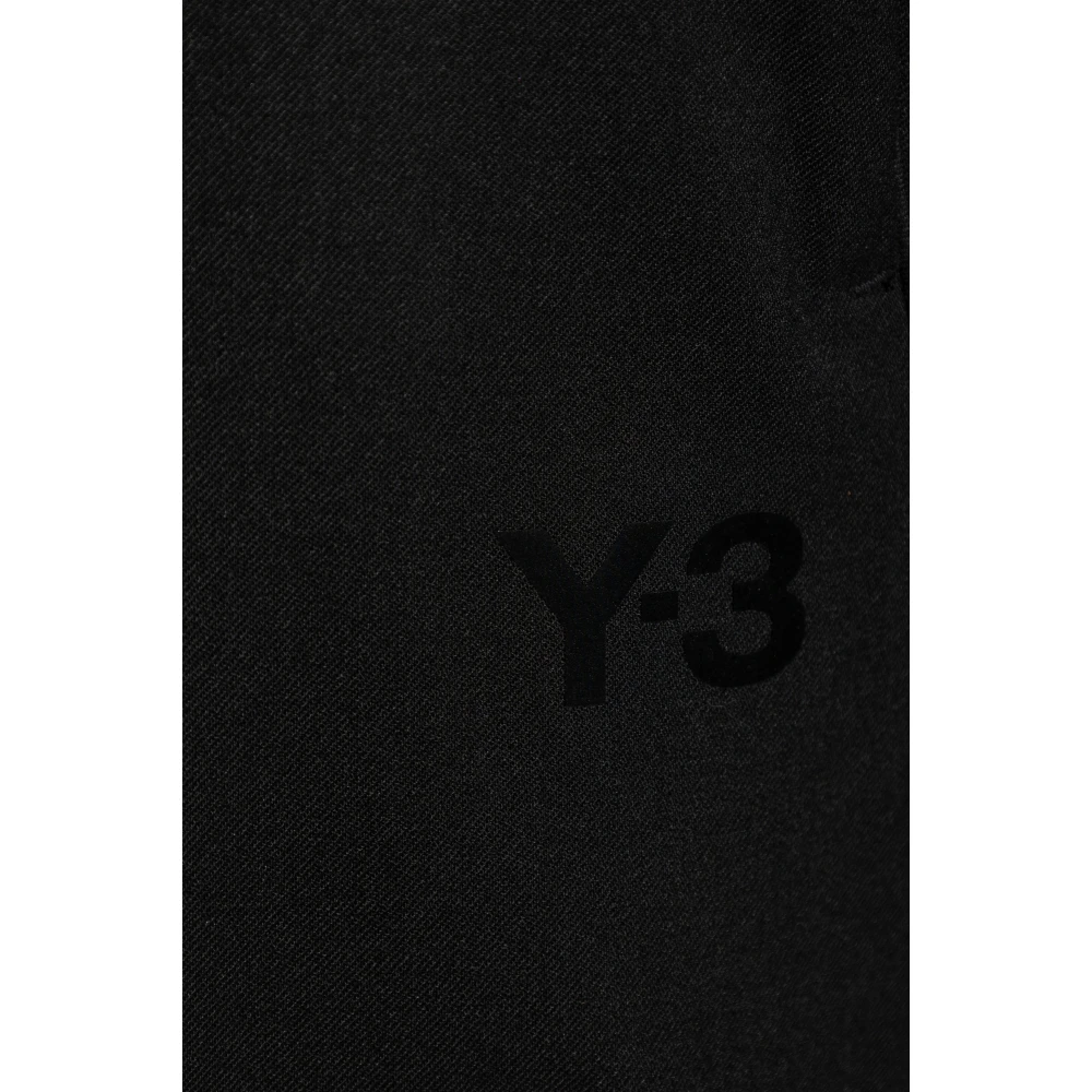 Y-3 Broek met logo Black Heren