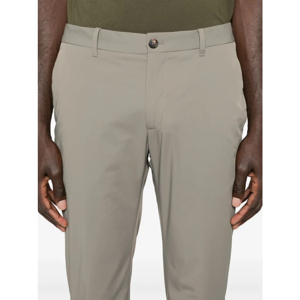 Incotex Slim Fit Dress Pants Zwart Blue Heren