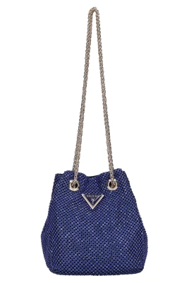 Zalina Rhinestone Mini Bucket Bag