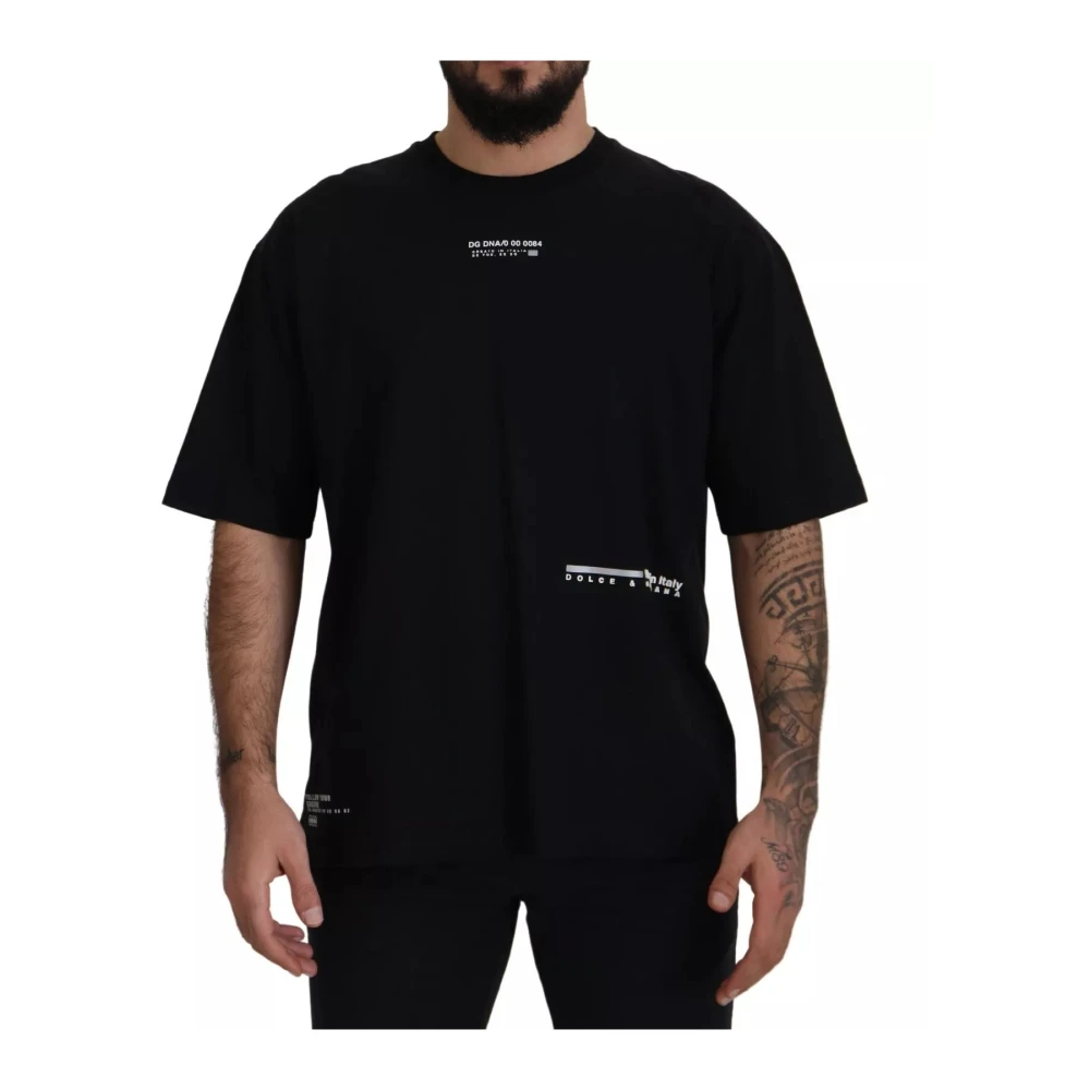Dolce & Gabbana Herren Schwarz Oberteile, K, Mgröße: