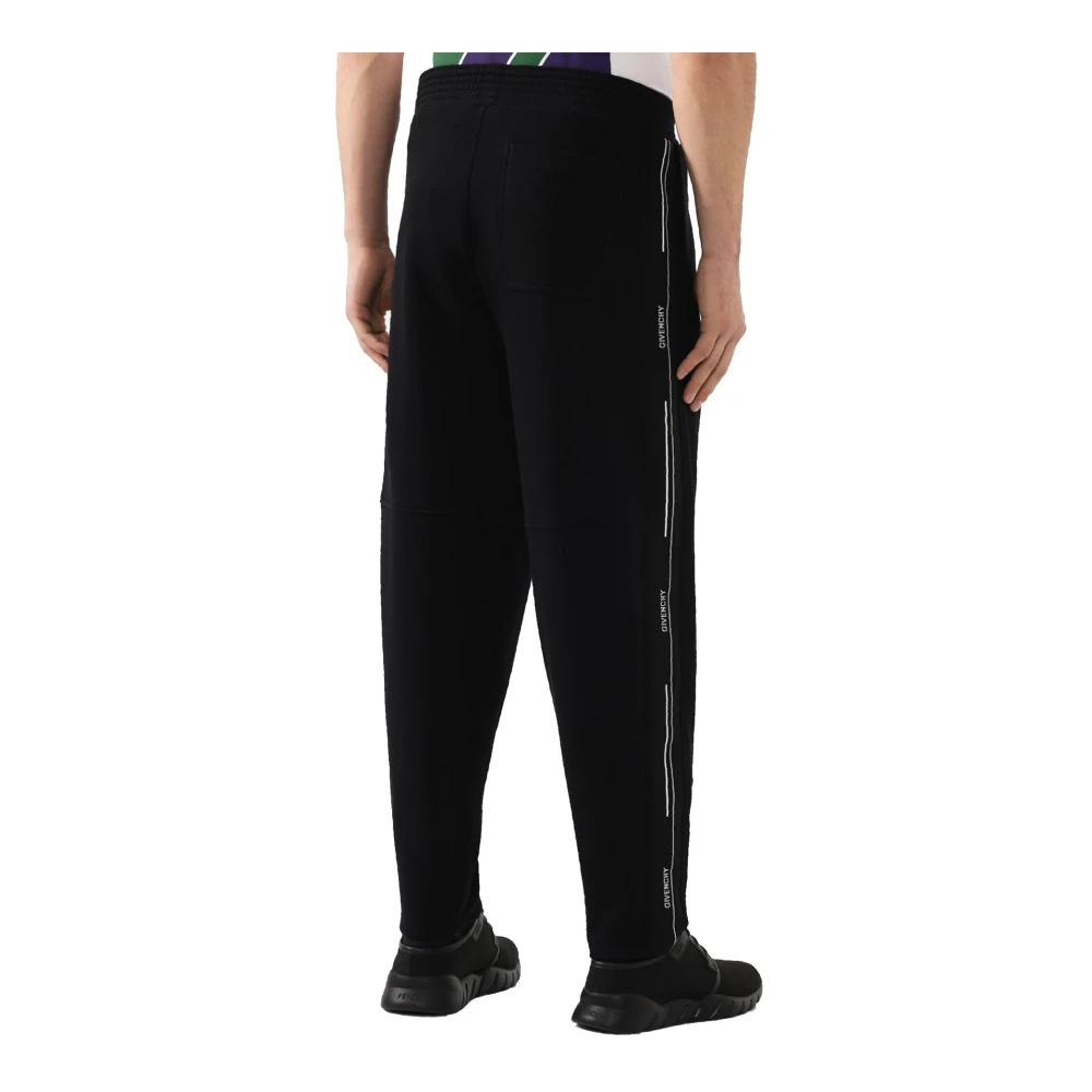 Givenchy Katoenen Joggingbroek met Logo Detail Black Heren