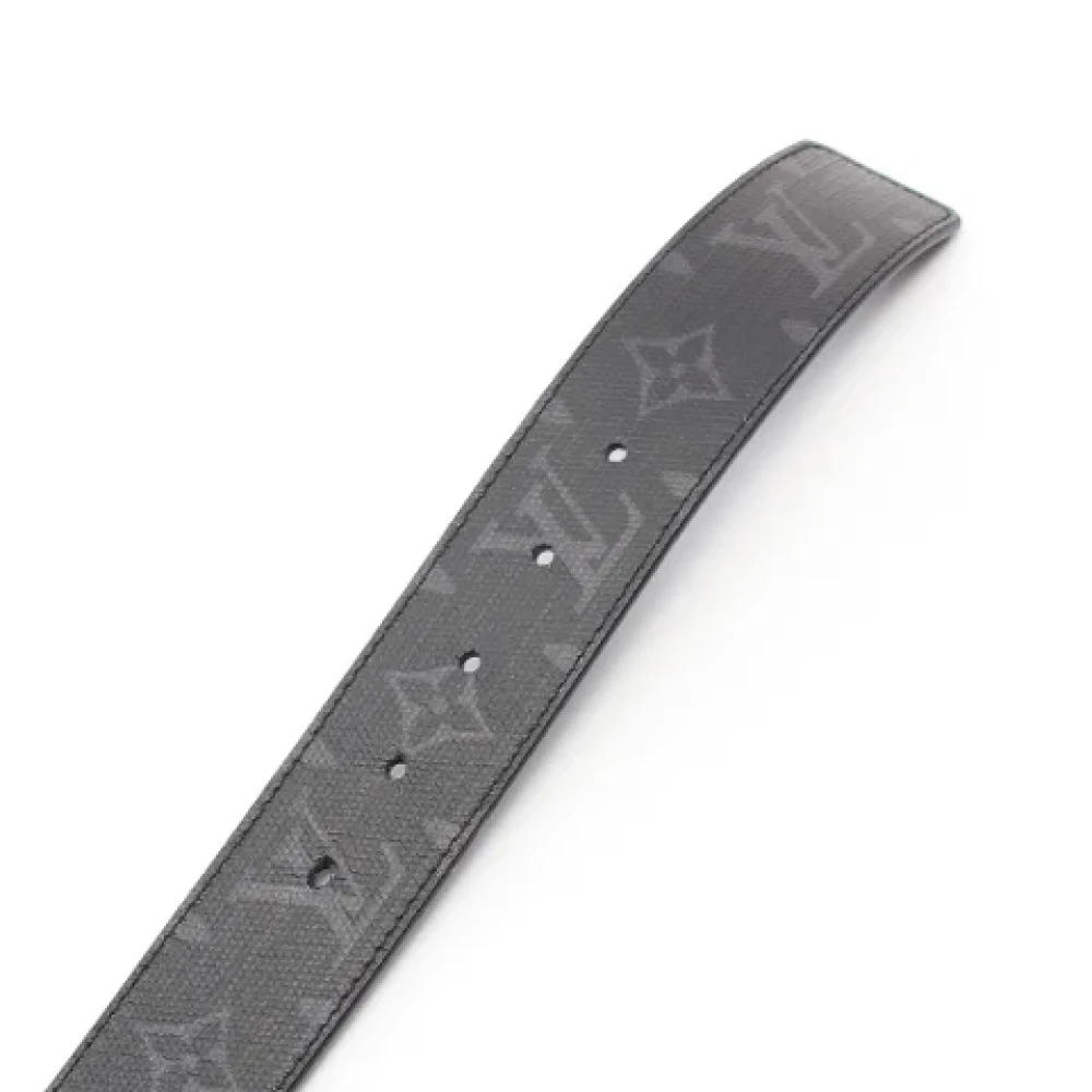 Louis Vuitton Vintage Pre-owned Leather belts Black Dames