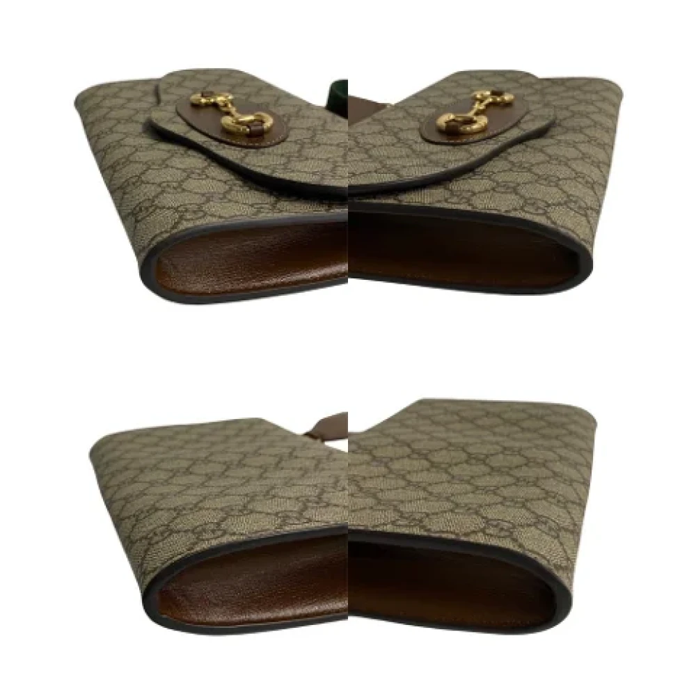 Gucci Vintage Pre-owned Leather shoulder-bags Brown Dames
