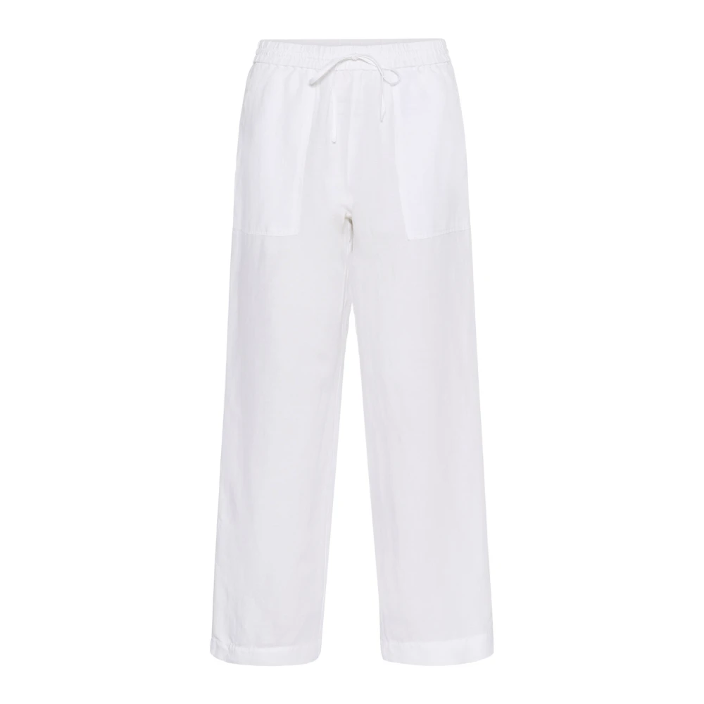 Part Two Heldere Witte Straight-Leg Broek White Dames