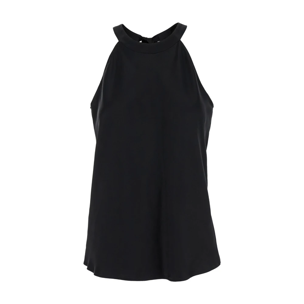 pinko Zwarte Top Talnge Stijl Black Dames