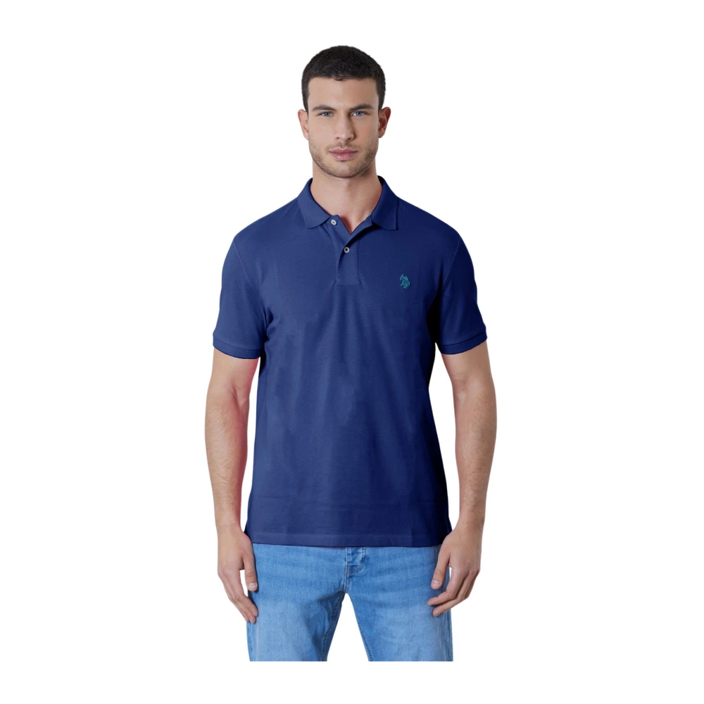 U.s. Polo Assn. Mannelijk Blauw Heren, Tops, : Katoen, 3XL