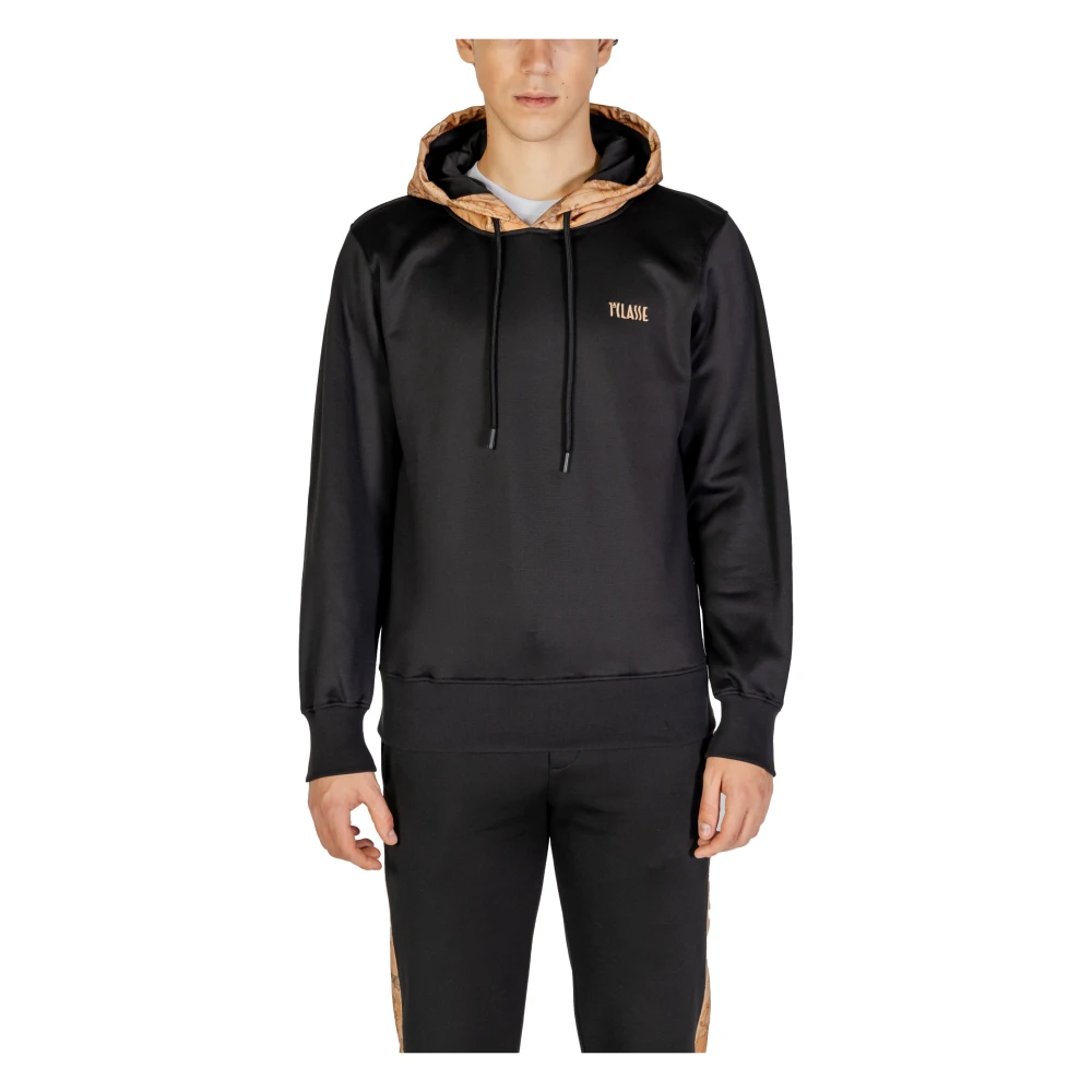 Alviero Martini 1a Classe Zwarte Hoodie Herfst Winter Stijl Black Heren