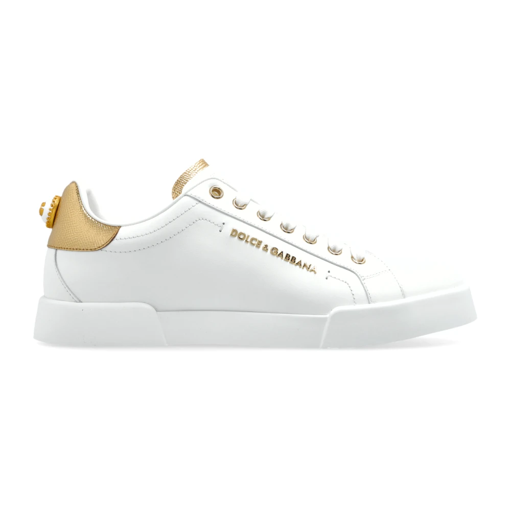 Dolce & Gabbana Women's White Trainers Portofino - Sneakers - 7 Uk - Shoes