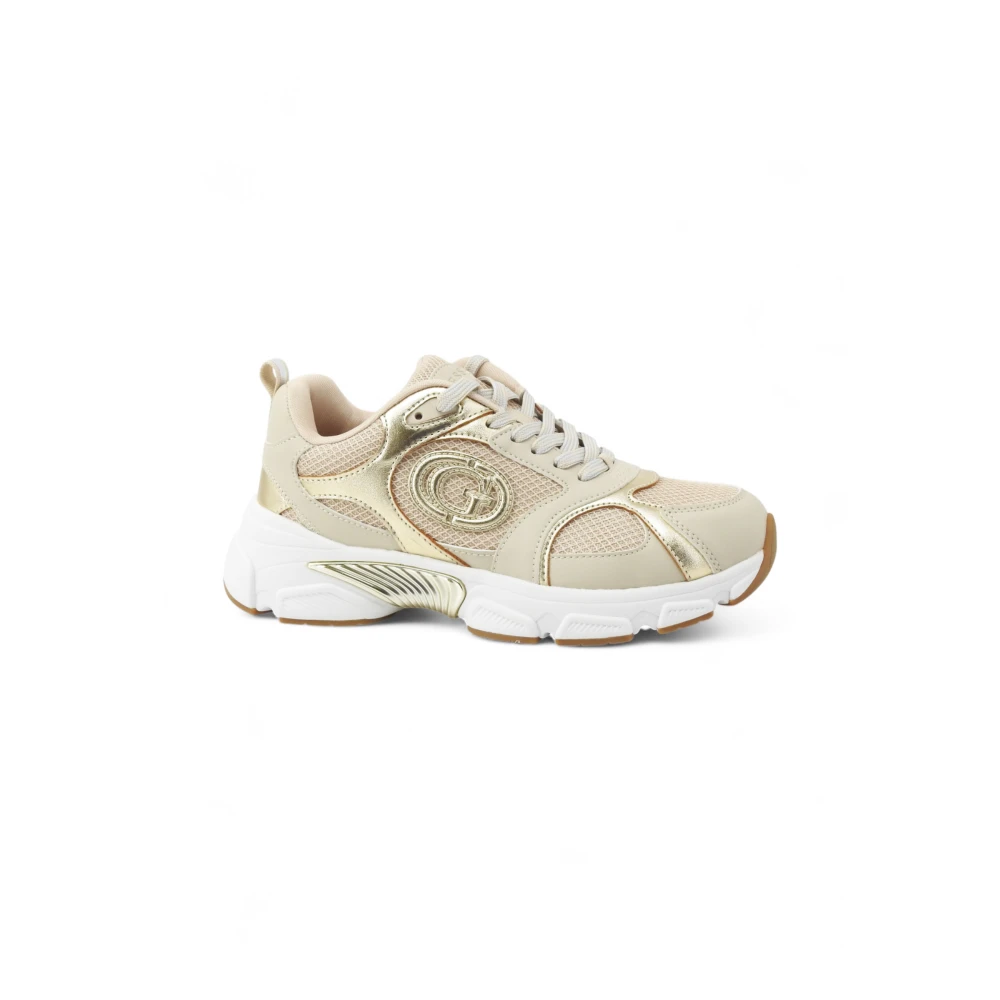 Guess Ibitha Laminated-Insert Running Shoe Dames Schoenen Beige