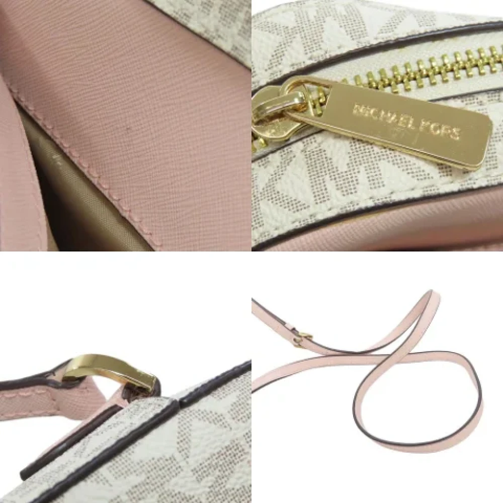 Michael Kors Pre-owned Canvas shoulder-bags Beige Dames
