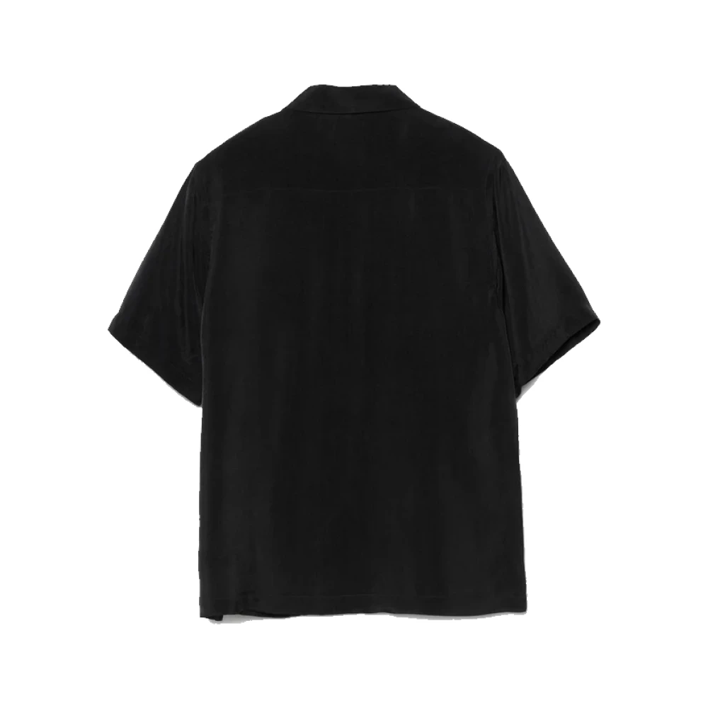 Maharishi Dual Phanters Camp Collar Shirt Black Heren