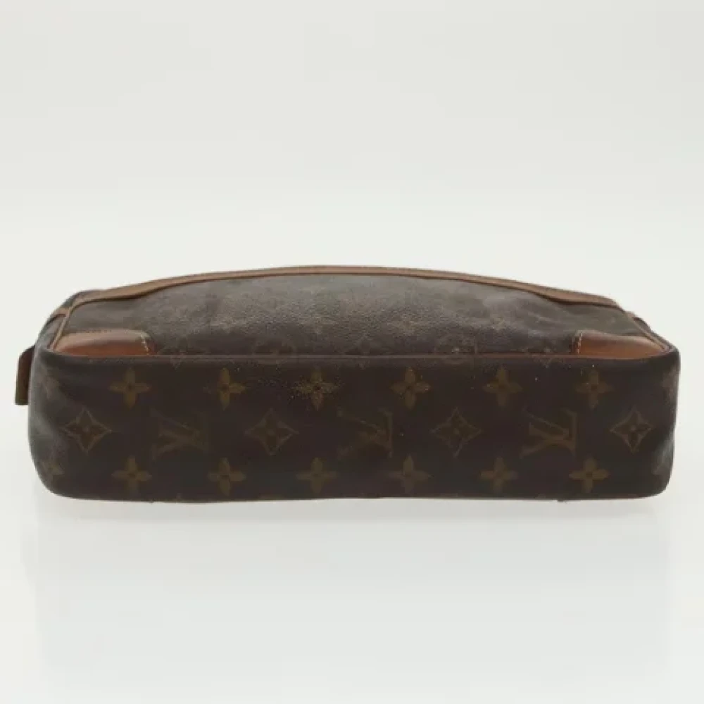 Louis Vuitton Vintage Pre-owned Canvas clutches Brown Dames
