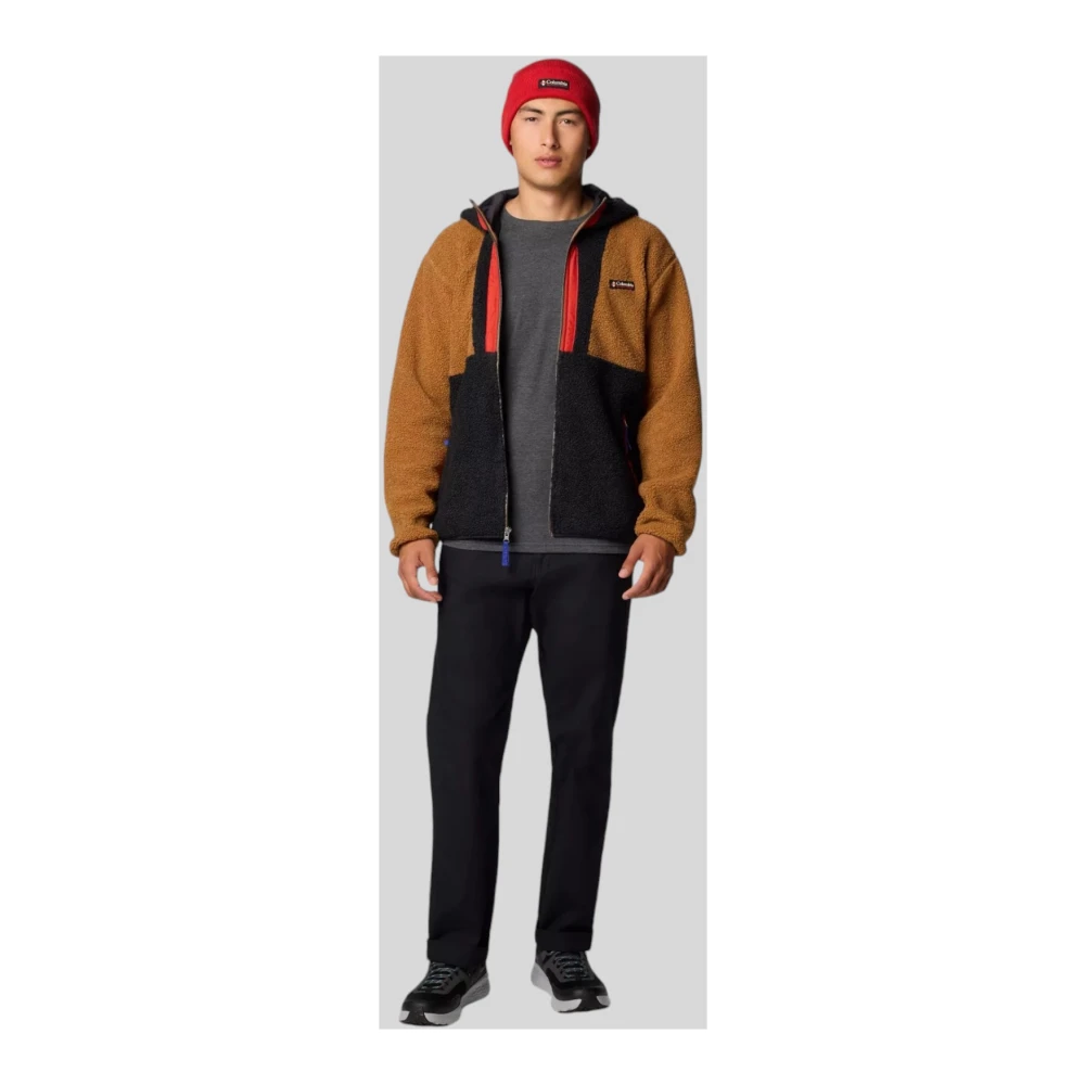 Columbia Retro Sherpa Hoodie Brown Heren