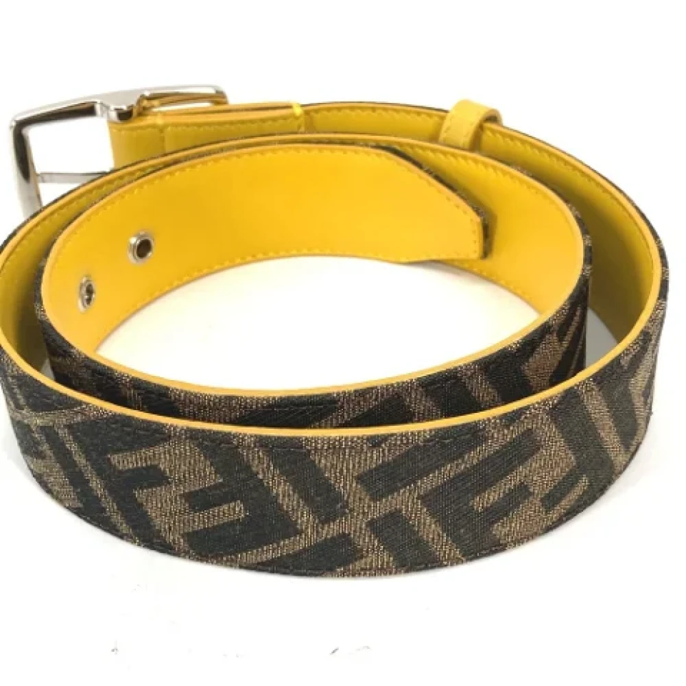 Fendi Vintage Pre-owned Leather belts Brown Unisex