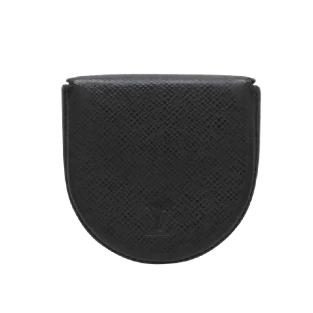 Louis Vuitton Vintage Pre-owned Leather wallets Black Heren