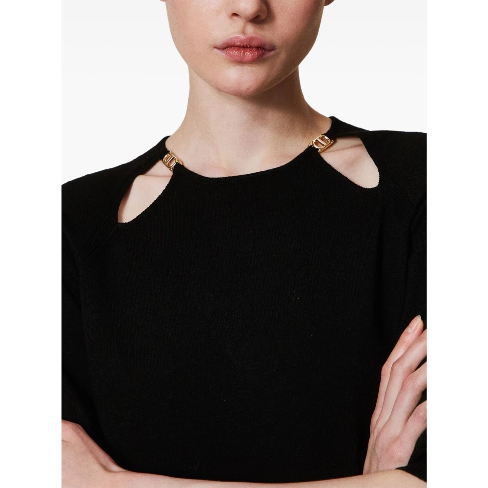 Twinset Zwart Sweater Set Black Dames
