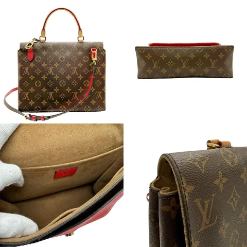 Louis Vuitton Vintage Pre-owned Canvas handbags Brown Dames