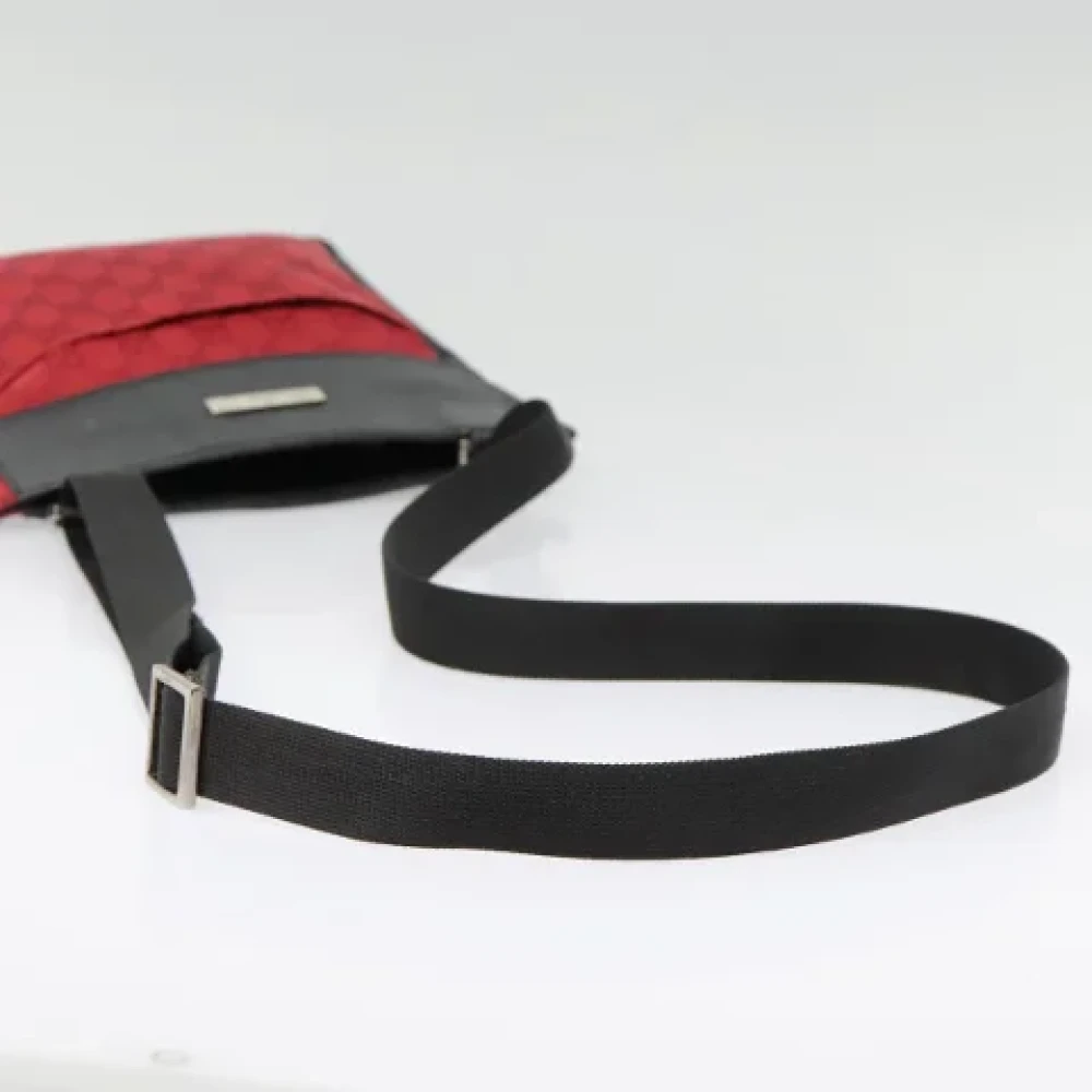 Gucci Vintage Pre-owned Canvas gucci-bags Red Dames