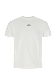 Weißes Baumwollt-Shirt