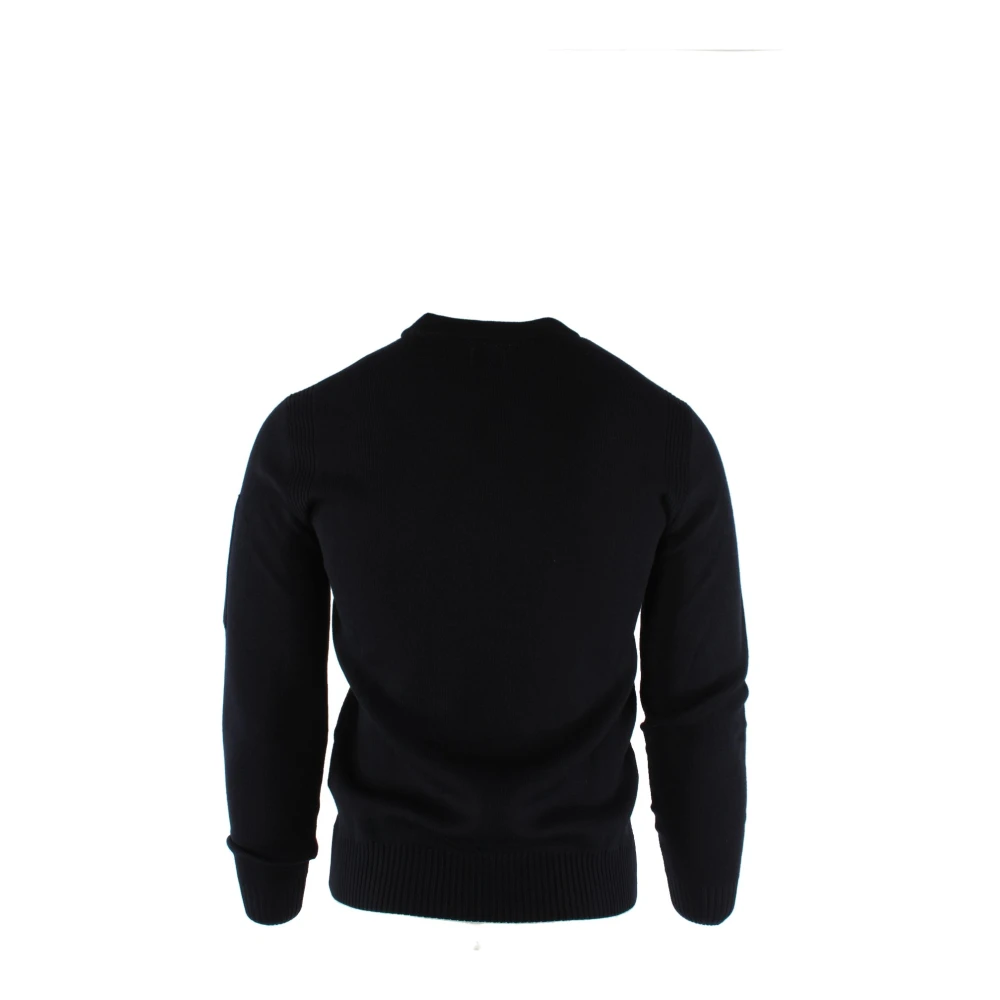 C.P. Company Blauwe Wol-Polyester Trui voor Heren Blue Heren