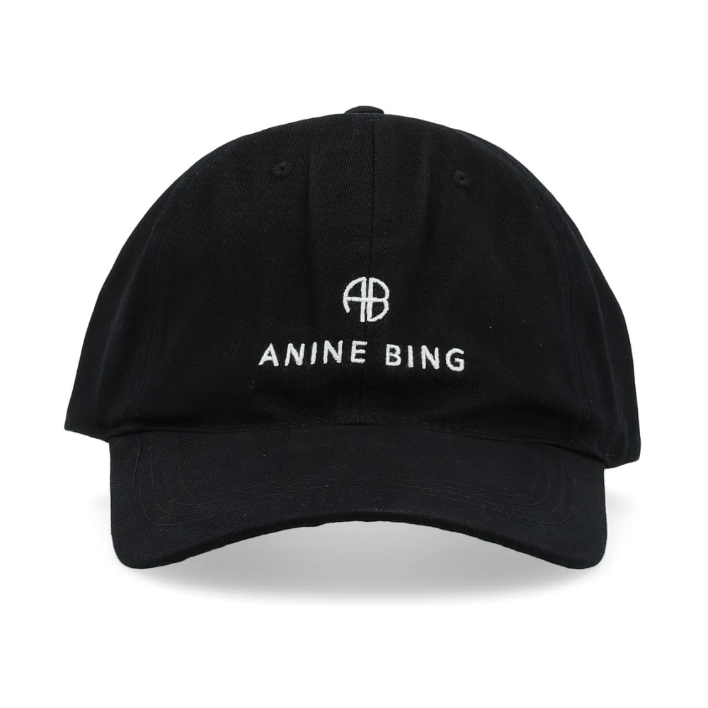 Anine Bing Jeremy Cotton Cap Black Dames