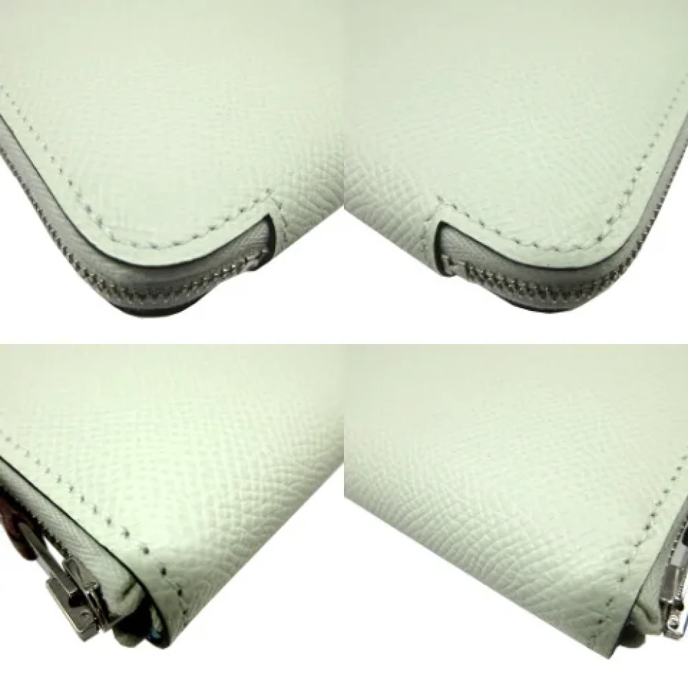 Hermès Vintage Pre-owned Leather wallets Green Dames