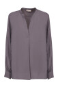 grijze-v-hals-lange-mouw-tuniek
