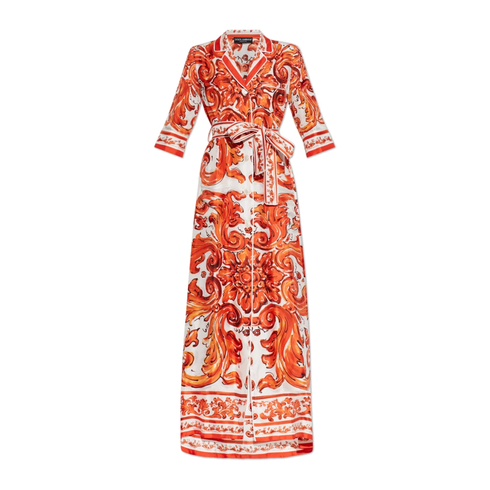 Dolce & Gabbana Vrouw Oranje Jassen Dames, M, Coats