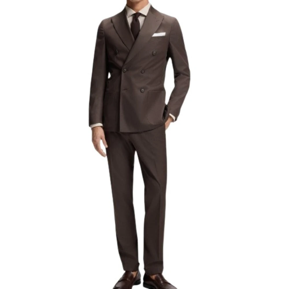 Hugo Mannelijk Bruin C-Huge-2Pcs-Db-262 Suit