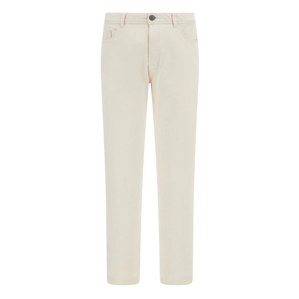 Boggi Milano Crème Denim Jeans Beige Heren