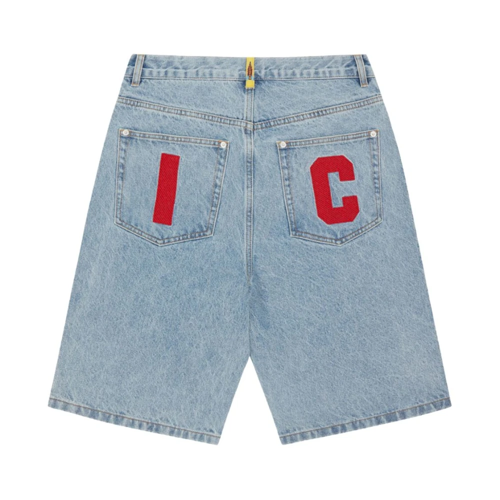 Icecream Heldere Blauwe Denim Shorts Blue Heren