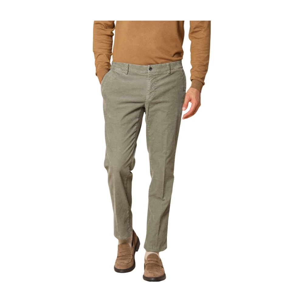Mason's Fluwelen chino broek voor heren Green Heren