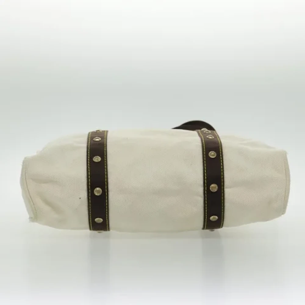Louis Vuitton Vintage Pre-owned Canvas totes White Dames
