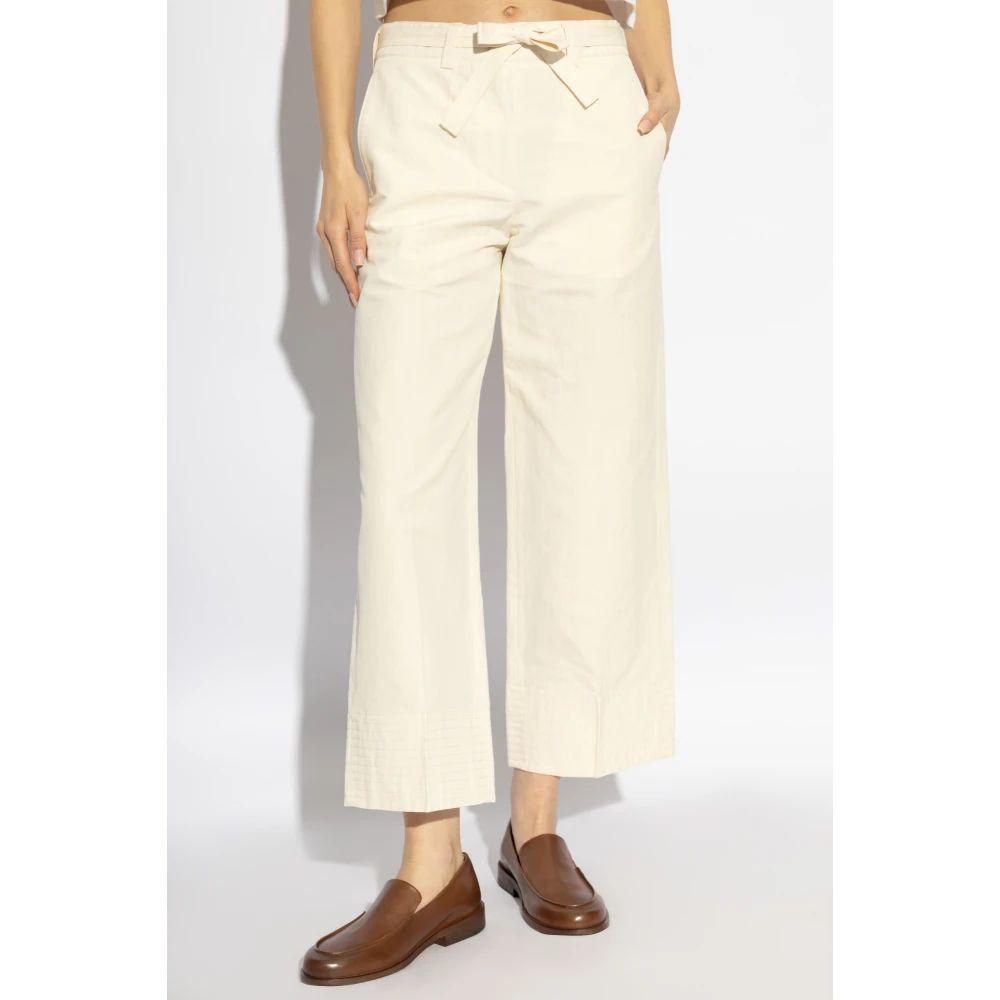 A.p.c. Broek met stropdas Beige Dames