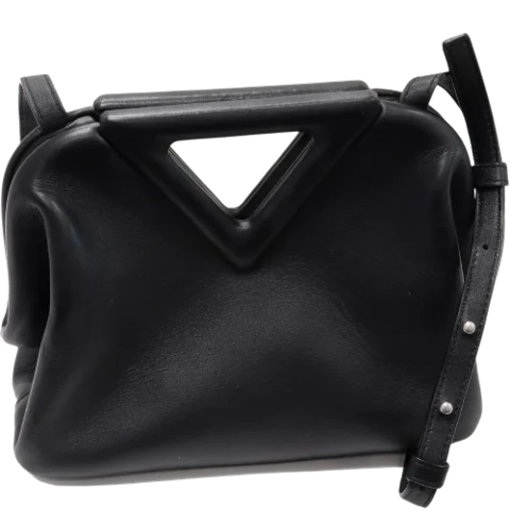 Bottega Veneta Vintage Pre-owned Leather handbags Black Dames