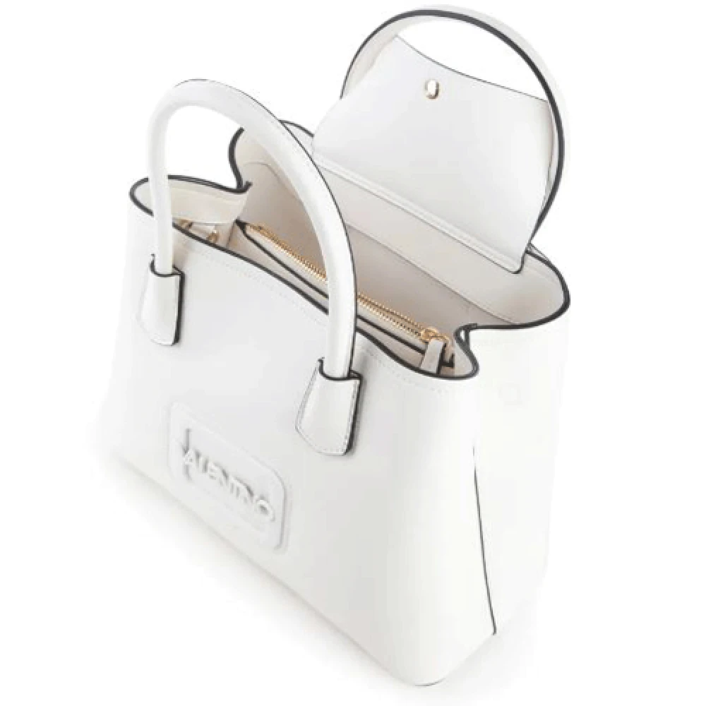 Valentino by Mario Valentino Elegante Witte Rechthoekige Handtas White Dames