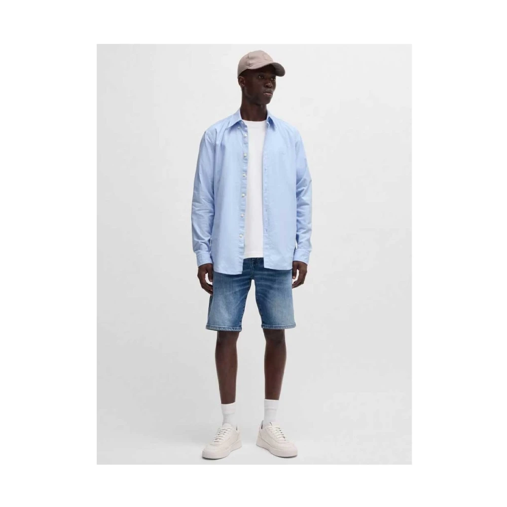Hugo Boss Stijlvolle Shirt voor Mannen Blue Heren
