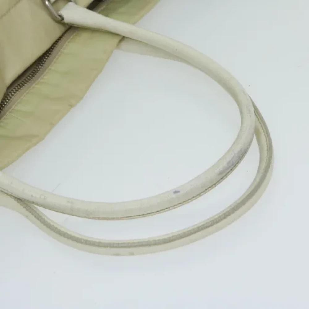 Prada Vintage Pre-owned Nylon totes White Dames